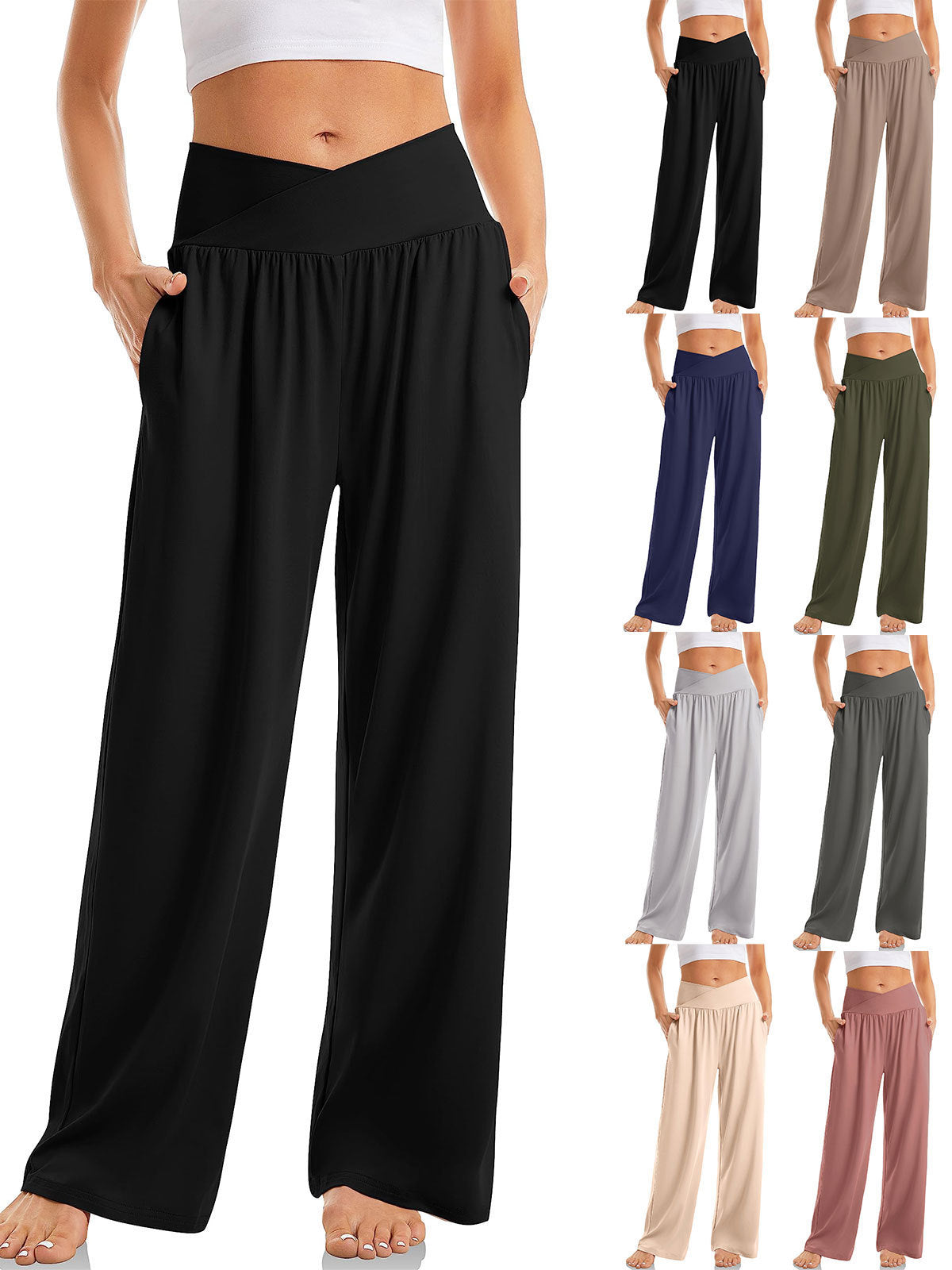 Women's Cross Waist Yoga Pants