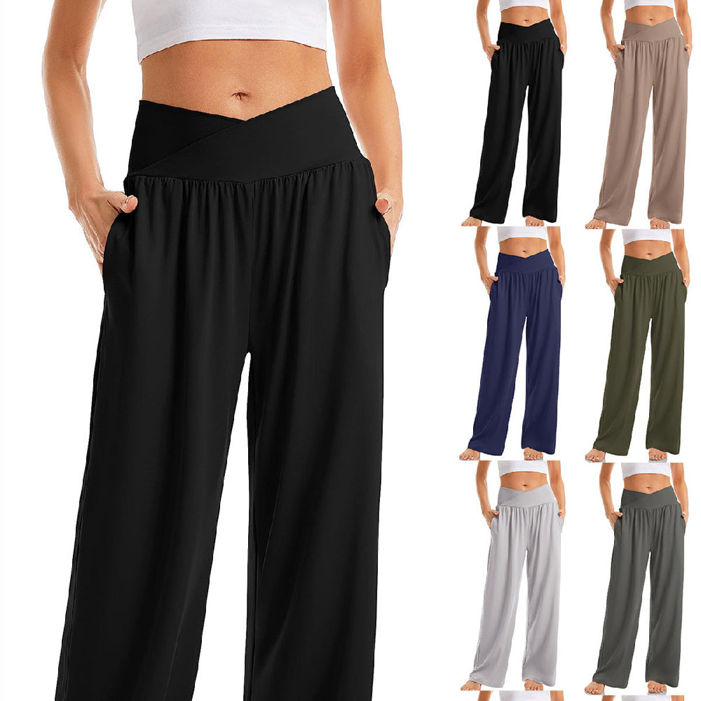 Women's Cross Waist Yoga Pants